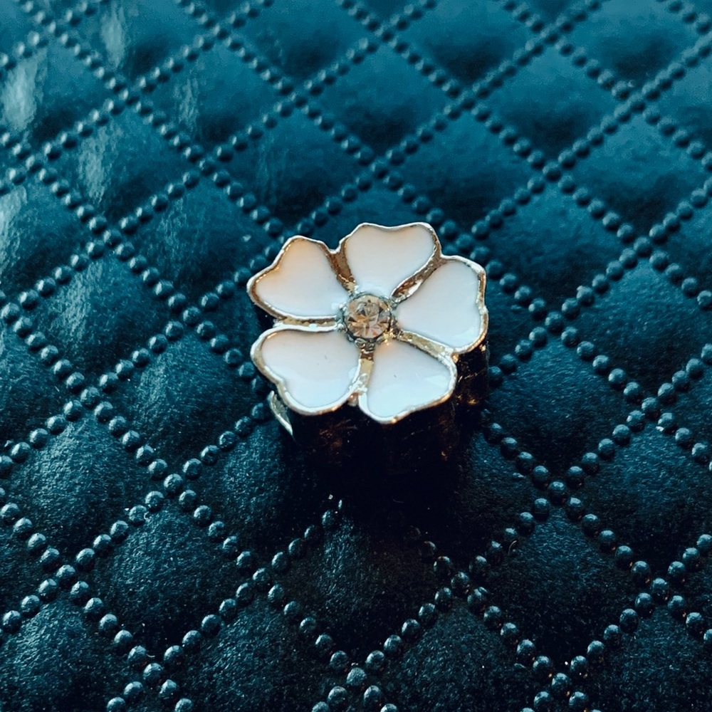 Enamel Flower European Bracelet Charm
